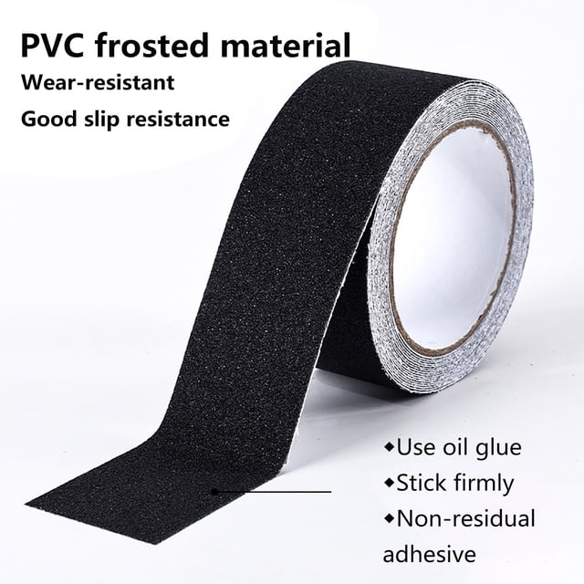 YAOMOBB Ruban Adhésif pour Marches d'Escalier Haute Friction Antidérapant Imperméable Rouleau Adhésif pour Extérieur Intérieur Résistant à l'Usure