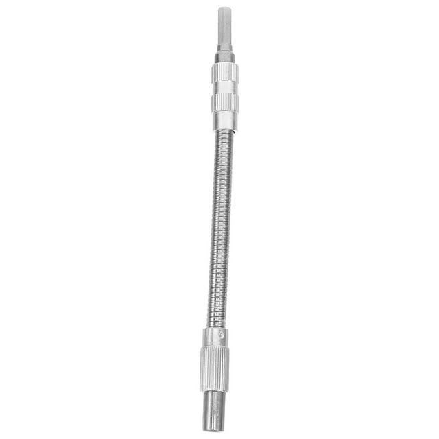 unbranded Adaptador De Extensión Flexible Para Taladro Con Eje De Aleación Plateado
