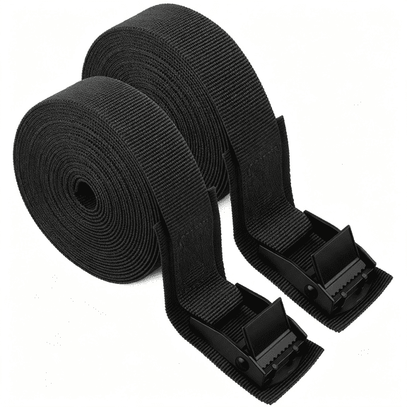 MISSMILE 2Pcs 12Ft Car Cam Tie Down Straps,Adjustable Car Lashing Straps with S As Cargo Strap for Securing Various Items,Heavy Duty Cars C" Strap Load Capacity 330 Lbs