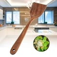 thumbnail image 1 of Espátula de madera, espátula de madera natural Turner utensilios de cocina pala optimizada para la excelencia, 1 of 9