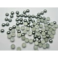 thumbnail image 2 of U8MO 500 Dark grey Acrylic Half Pearl Flatback Round Bead 8mm Scrapbook Craft, 2 of 5