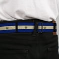 thumbnail image 4 of Buckle-Down Belt, Seatbelt Buckle Belt, El Salvador Flag Black, Youth 22 to 32 Inches, 4 of 9