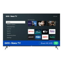 onn 75” Class 4K UHD Roku Smart Television, 100044717