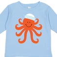 thumbnail image 4 of Inktastic Orange Octopus Cute Sea Creature Nautical Boys or Girls Long Sleeve Toddler T-Shirt, 4 of 5