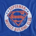 thumbnail image 2 of Superman T-Shirt Muscle Club Unisex Graphic Tee For Men & Women, 2 of 7