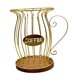 thumbnail image 3 of Cesta portafiltros de café, organizador de accesorios para barra de café, estuche con madera Oro, 3 of 9