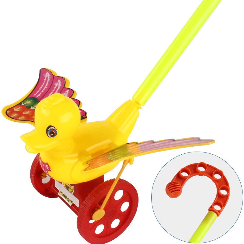 Cartoon Infant Baby Toddler Trolley Toy Bouncer Car Animal Push Pull Toys