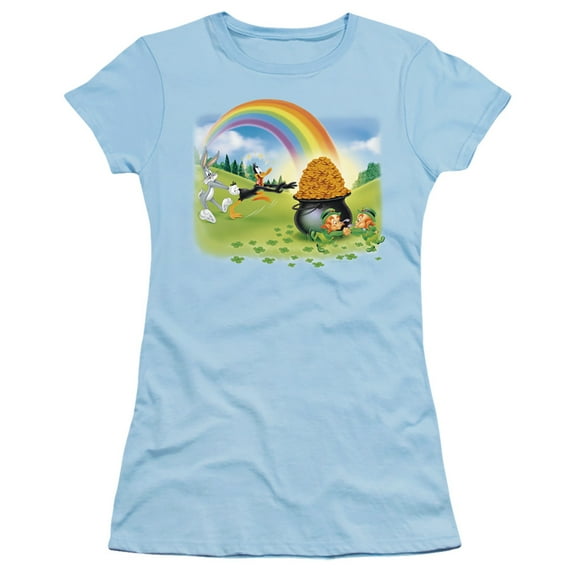 Looney Tunes Mine Mine Mine S/S Junior Women's T-Shirt Sheer Light Blue