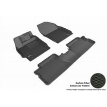 3D MAXpider 2013-2015 Fits Scion Xb Kagu 1st Row 2nd Row Black Carbon Fiber Embossed Pattern Floor Mat L1SC00501509