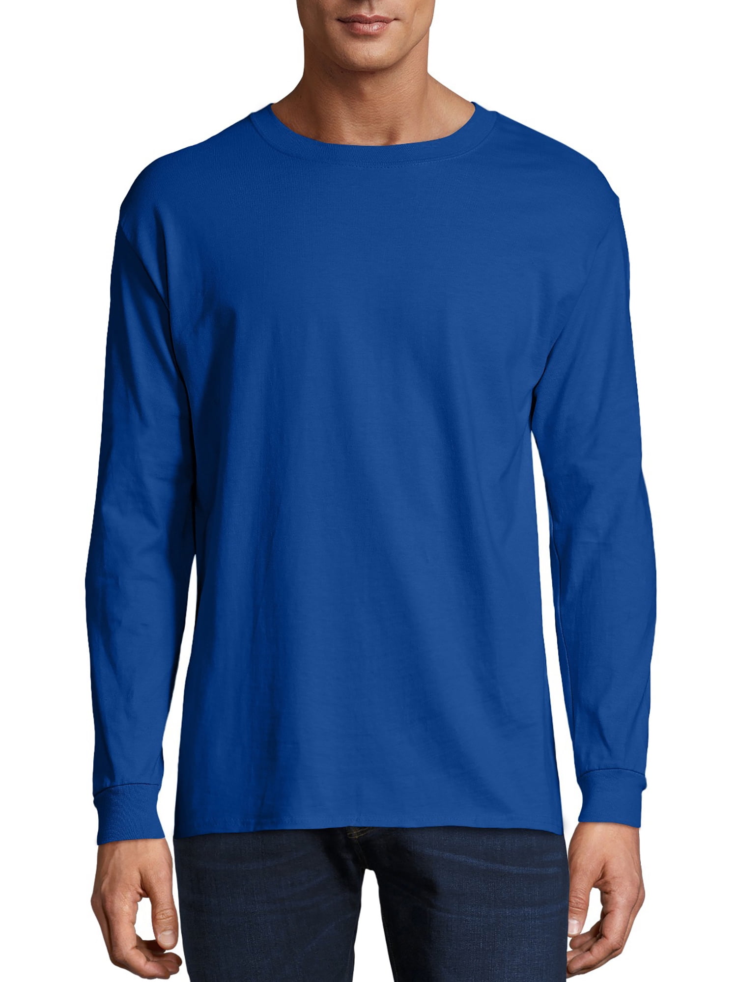 hanes beefy t long