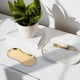 thumbnail image 3 of Stainless Steel Cosmetics Storage Tray for Home Use Golden 2Pcs Set, 3 of 4