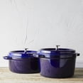 thumbnail image 5 of Staub Cast Iron Dutch Oven 5-qt Tall Cocotte, Made in France, Serves 5-6, Dark Blue, 5 of 9