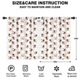 thumbnail image 2 of Blackout Kids Curtains,White Cow Face Pattern Childrens Insulated Curtains Set Of 2,Bedroom Essentials,Toddler Room Decor 42x54in(106x137cm), 2 of 5