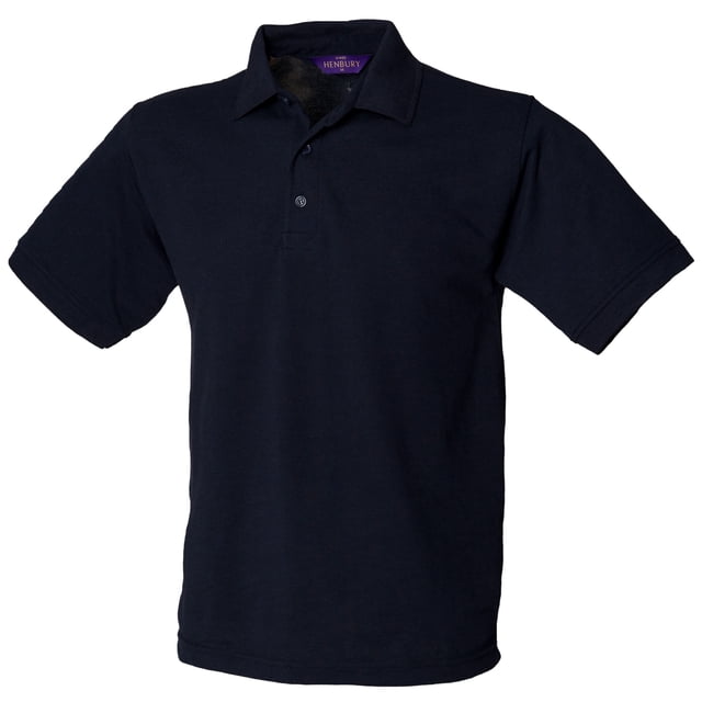Henbury - Polo de manga corta Modelo 65/35 - Verano/ Vacaciones/Deporte (Azul marino)