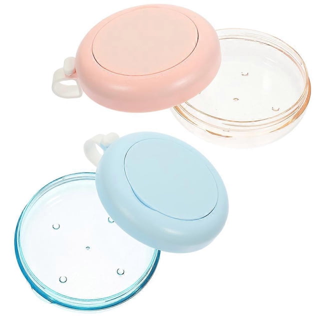 Retainer Case Aligner Storage Box for Daily Use 2Pcs Portable Retainer Holders