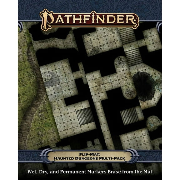 Paizo Publishing Flip-Mat - Haunted Dungeons Multi-Pack New