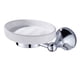 thumbnail image 3 of Jabonera de cerámica para ducha de pared de baño, soporte de latón Cromo, 3 of 9