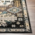 thumbnail image 5 of Hauteloom Wanaka Living Room, Bedroom Machine Washable Area Rug - Traditional - Black, Gray, Blue - 6'7" x 9', 5 of 9