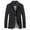 Black, variant on Men's Casual Three Button Coat Striped Lined Cotton Twill Suit Blazer Jacket Notch Lapel Vintage Jacket Sport Coat with Muti Pockets Big and Tall Size M-3XL Black