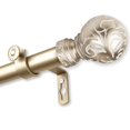 thumbnail image 4 of InStyleDesign  Silvanus 1 inch Diameter Adjustable Curtain Rod Black 28 to 48 inches N/A, 4 of 5