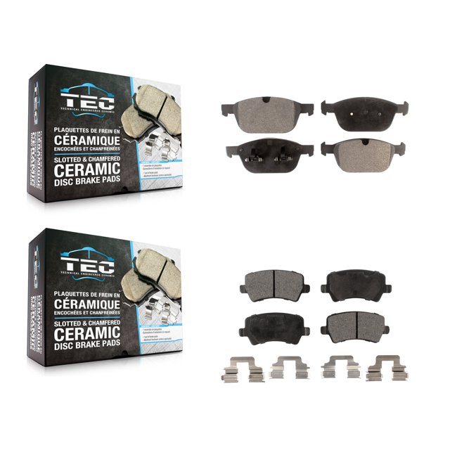 TEC Front Rear Ceramic Brake Pads Kit for Car Volvo XC60 KTC-100191