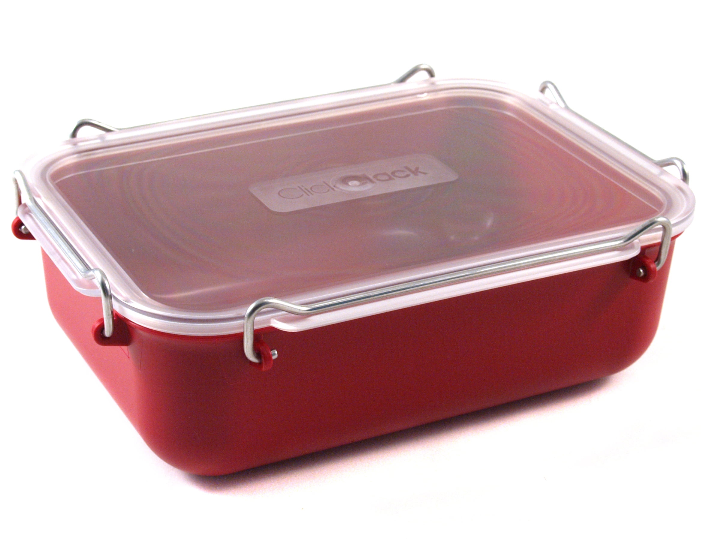 Click Clack Red Locking Everyday Storage Container, 1.4 Quart