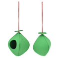 thumbnail image 4 of Comedero Para Pájaros De Tela De Fieltro, Diseño Colgante Comedero Para Pájaros Colgante Con Cordón Para Balcón Para Jardín Para Patio ANGGREK Verde, 4 of 8