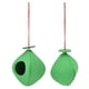 thumbnail image 4 of Comedero para pájaros colgante cúpula circular de aspecto sofisticado Comedero para pájaros de tela de fieltro suave y cómodo con cordón para balcón para patio para jardín ANGGREK Otros, 4 of 8