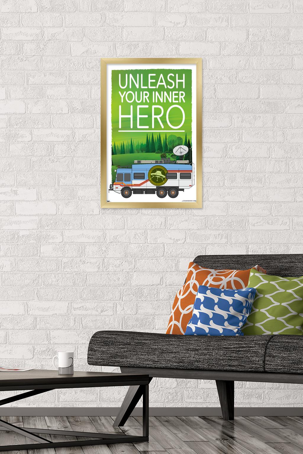 Ben 10 - Go Hero Wall Poster, 14.725" x 22.375", Framed - image 2 of 5