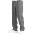 thumbnail image 4 of Tdoqot Boys Sweatpants with Pockets- Casual Baggy Elastic Waist Quick-Dry Kids Wide Leg Pants Dark Blue Size 14, 4 of 6