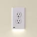 thumbnail image 2 of Single - SnapPower GuideLight for Outlets [New Version - LED Light Bar] - Night Light - Electrical Outlet Wall Plate With LED Night Lights - Automatic On/Off Sensor - (Duplex, White), 2 of 10