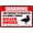 Warning Sign 5, variant on Keep This Area Clean Your Mother Isn't Here Sign - 8"x12" Vintage Metal Warning Sign for Home Farm Bar Coffee Shop Club, Office, Kitchen, Cleanliness Humor