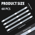 thumbnail image 4 of 60 Pcs Glue Strips with Mesh Backing, 3/5 Inch Thermal Glue Strips for Book-Binding Repair for 101-130 Sheet Capacity, 4 of 6