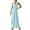 Light Blue, variant on Suumer Plus Size Casual Fshion Jumpsuits for Women Solid Casual Sleeveless Suspender Long