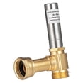 thumbnail image 2 of kowaku 3/4 inch Female Thread Swivel Nut x 3/4 inch Male Thread Water Hammer Arrestor Professional Angle for Washing Machine Parts, 2 of 8