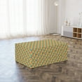 thumbnail image 3 of Abstract Foldable Mattress, Retro Chevron Zigzags Art, 74.8" x 39.4", Orange and Jade Green, by Ambesonne, 3 of 6