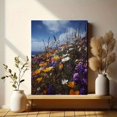 thumbnail image 6 of Wildflower Field Canvas Print, Wall Art for Living Room Bedroom Office Cafe Porch Patio Study Home, 6 of 8