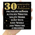 thumbnail image 7 of Zomyto 5x5 In 30th Birthday Gift for Women Men,Cheers to 30 Years Wooden Box Sign Desk Décor, 7 of 7