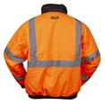 thumbnail image 2 of Cordova J220-5XL Reptyle Type R, Class III, Orange Bomber Jacket, PU Coated Polyester Shell, Attached Quilted Lining, Concealed/Attached Hood, 5X-Large, 2 of 3