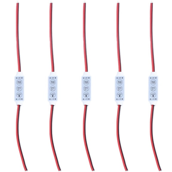 5X LED Dimmer 12A 12V-24V for LED Strips Monochrome Controller