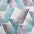 thumbnail image 1 of oneOone Cotton Flex Light Blue Fabric Geometrical Lines Craft Projects Decor Fabric Printed By The Yard 40 Inch Wide, 1 of 4