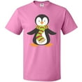 thumbnail image 3 of Inktastic Cute Penguin, Penguin With Striped Scarf T-Shirt, 3 of 5