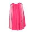 thumbnail image 2 of Whitewed Chiffon Side Slits Two-Layer Panel Style Construction Belly Dance Skirt Rose/Pink, 2 of 2