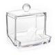 thumbnail image 2 of Storage Box Storage Holder Box Case Holder Storage Box Cosmetic Organizer Makeup Cotton Pad Swab High Quality Plastic, 2 of 10