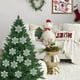 thumbnail image 1 of Christmas Decorations 10CM Snowflake Plastic Snowflake Christmas Tree Decoration Hollow Snowflake Pendant, 1 of 6