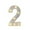 Warm White, variant on Light Up Number LED Large Numbers Sign Light, Commercial Number Light Decorationfor Night Light, Wedding, Birthday, Party, Home Wall Decor, Number 2