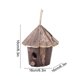 thumbnail image 3 of Handmade Creatives Imitation Wooden House Birdcage Woven Breeding Winter Bird Nests Crafts, 3 of 6
