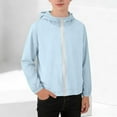 thumbnail image 5 of Gamivast Hoodie Boys Girls Sun Protection Lightweight Zip up Sun Shirt Trendy Breathable Long Sleeve Jacket Lightweight Hiking Back-To-School Tops, 5 of 6