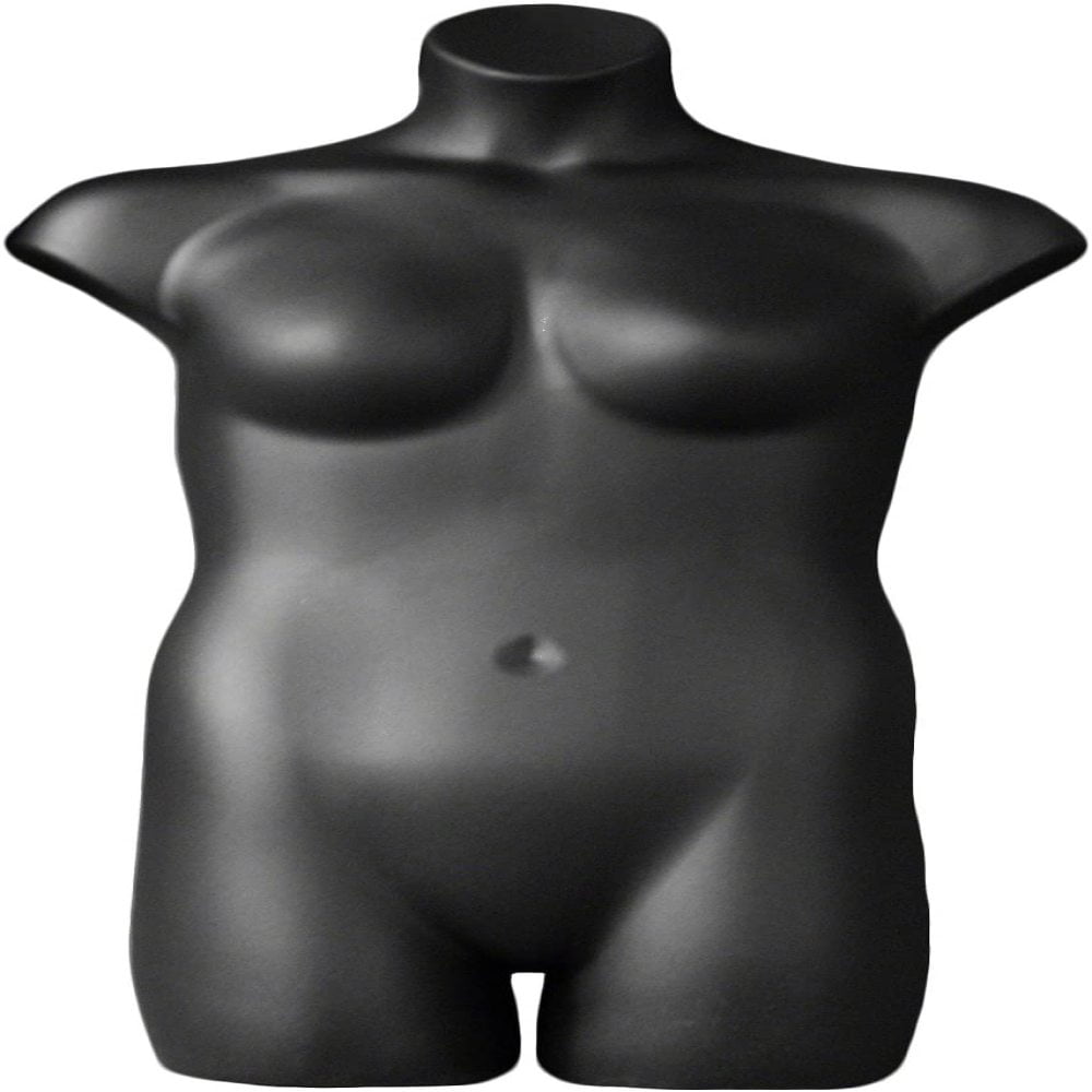 Black Hard Plastic Female 3/4 Form 