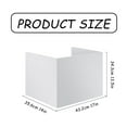 Kaloaede 4 Set of Student Desks Classroom Privacy Board Plastic Desk